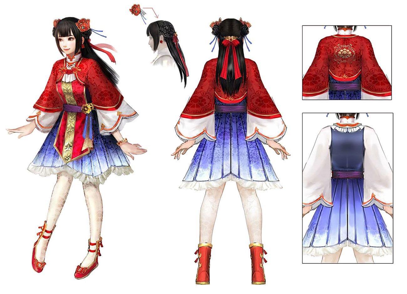 Daqiao Concept Art from Dynasty Warriors 9