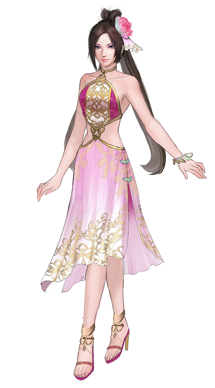 Diaochan Bonus Costume Art from Dynasty Warriors 9