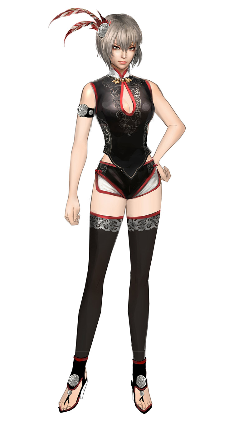 Lu Linqi Bonus Costume Art from Dynasty Warriors 9