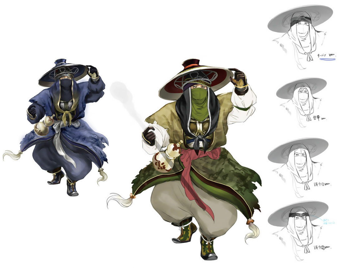 Pang Tong Concept Art from Dynasty Warriors 9