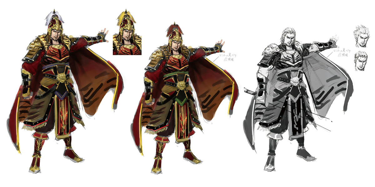 Sun Jian Concept Art from Dynasty Warriors 9