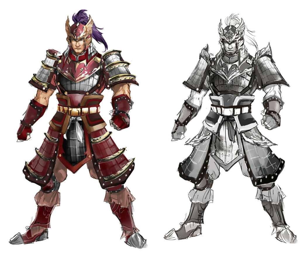Taishi Ci Concept Art from Dynasty Warriors 9