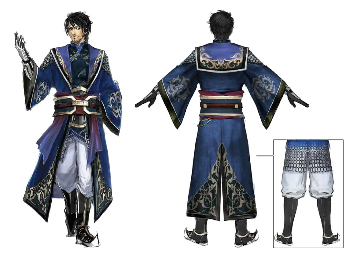 Xun You Concept Art from Dynasty Warriors 9