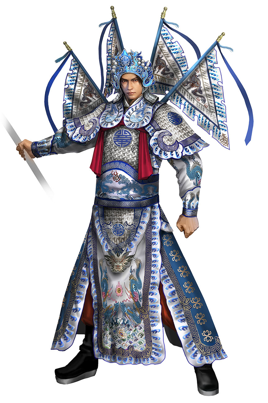 Zhao Yun Beijing Opera Costume Art from Dynasty Warriors 9