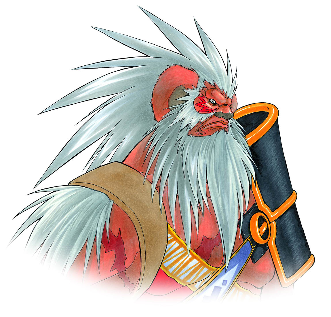 Mareg Bust Art from Grandia II