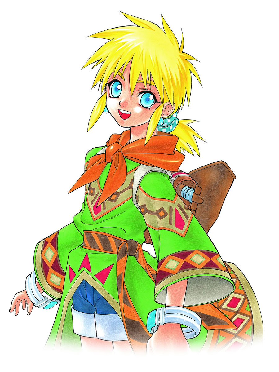 Roan Bust Art from Grandia II