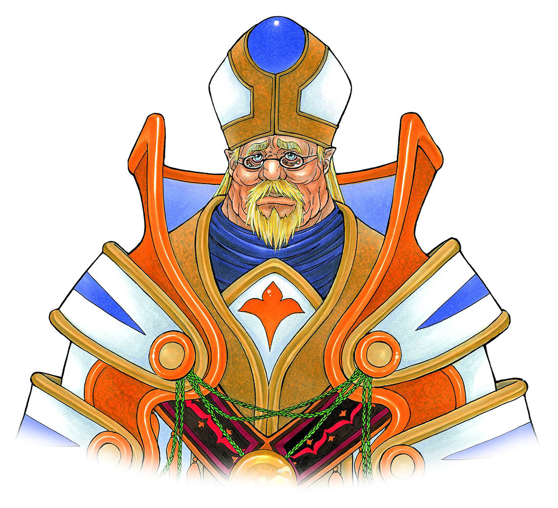 Zera Bust Art from Grandia II