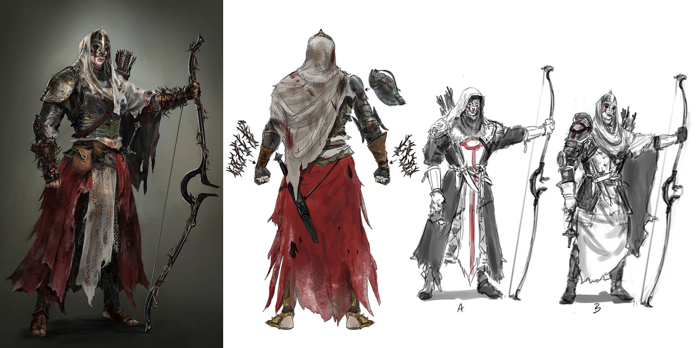 Attestant Concept Art from Lords of the Fallen