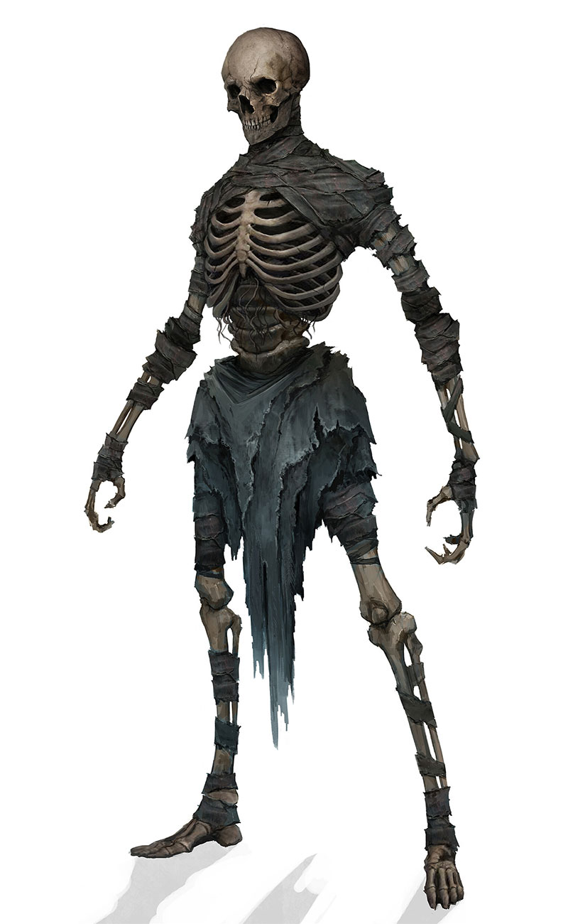Bones Armor Set Art from Lords of the Fallen