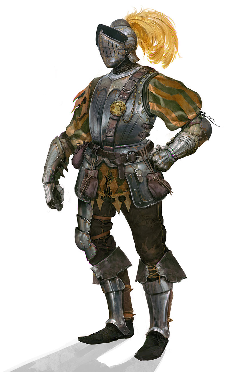 Calrath Guardsman Armor Set Art from Lords of the Fallen