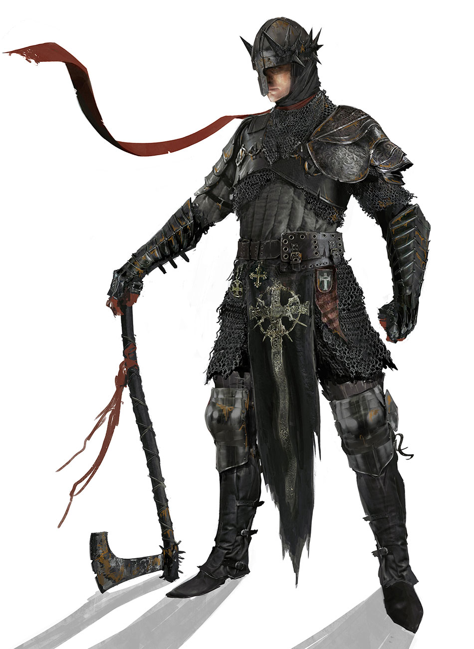 Dark Crusader Concept Art from Lords of the Fallen