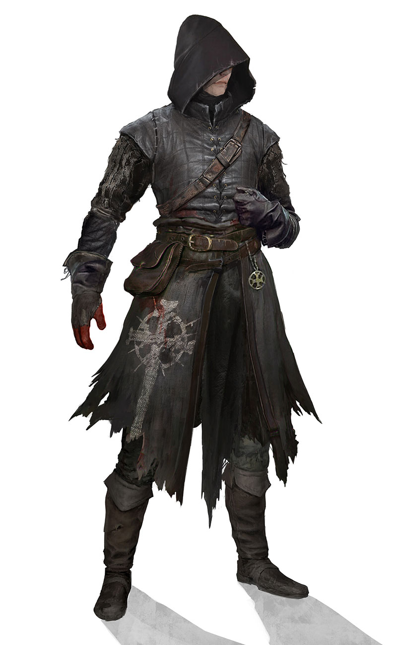 Dark Crusader (Hooded) Art from Lords of the Fallen