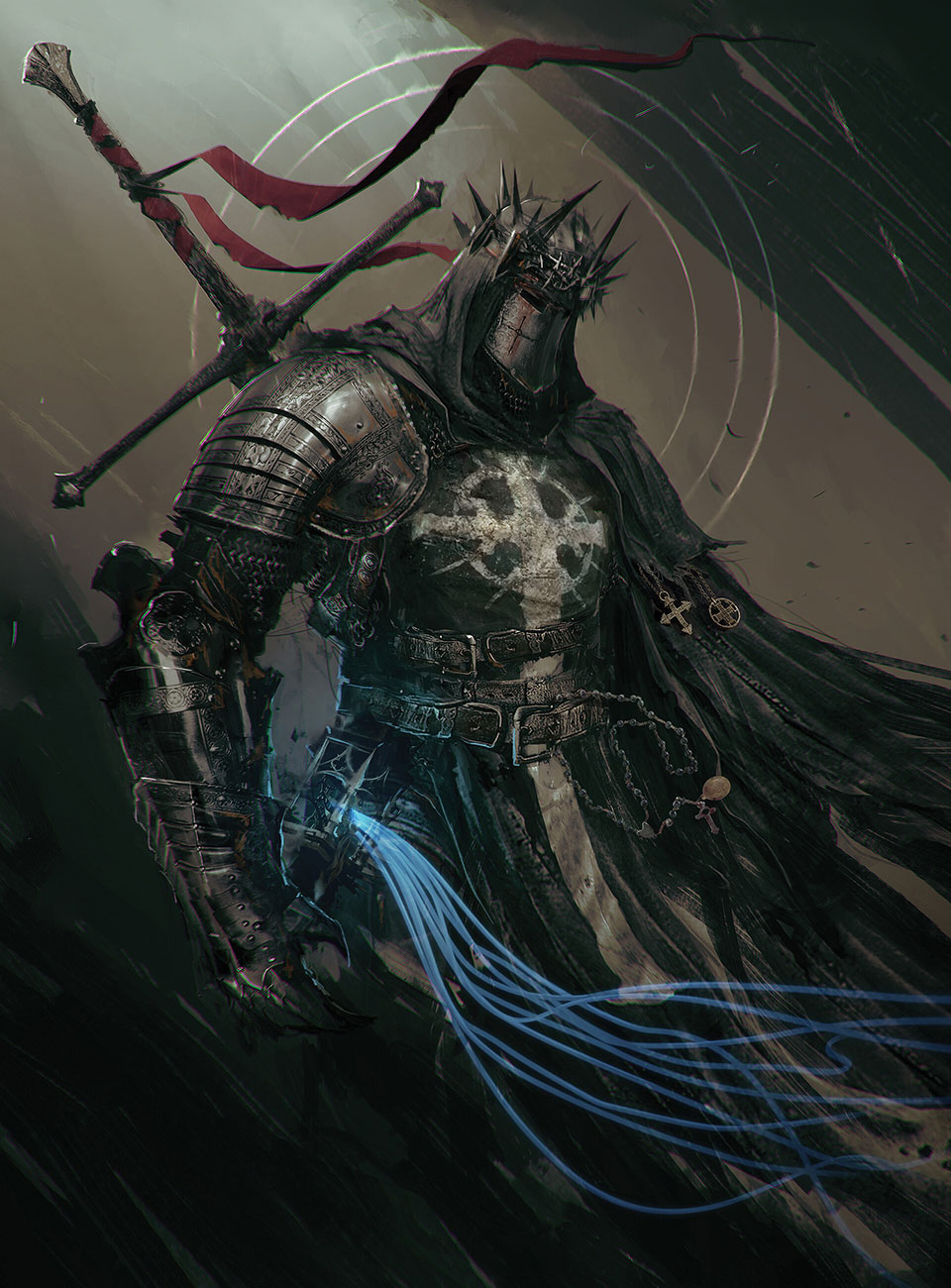 Dark Crusader Art from Lords of the Fallen