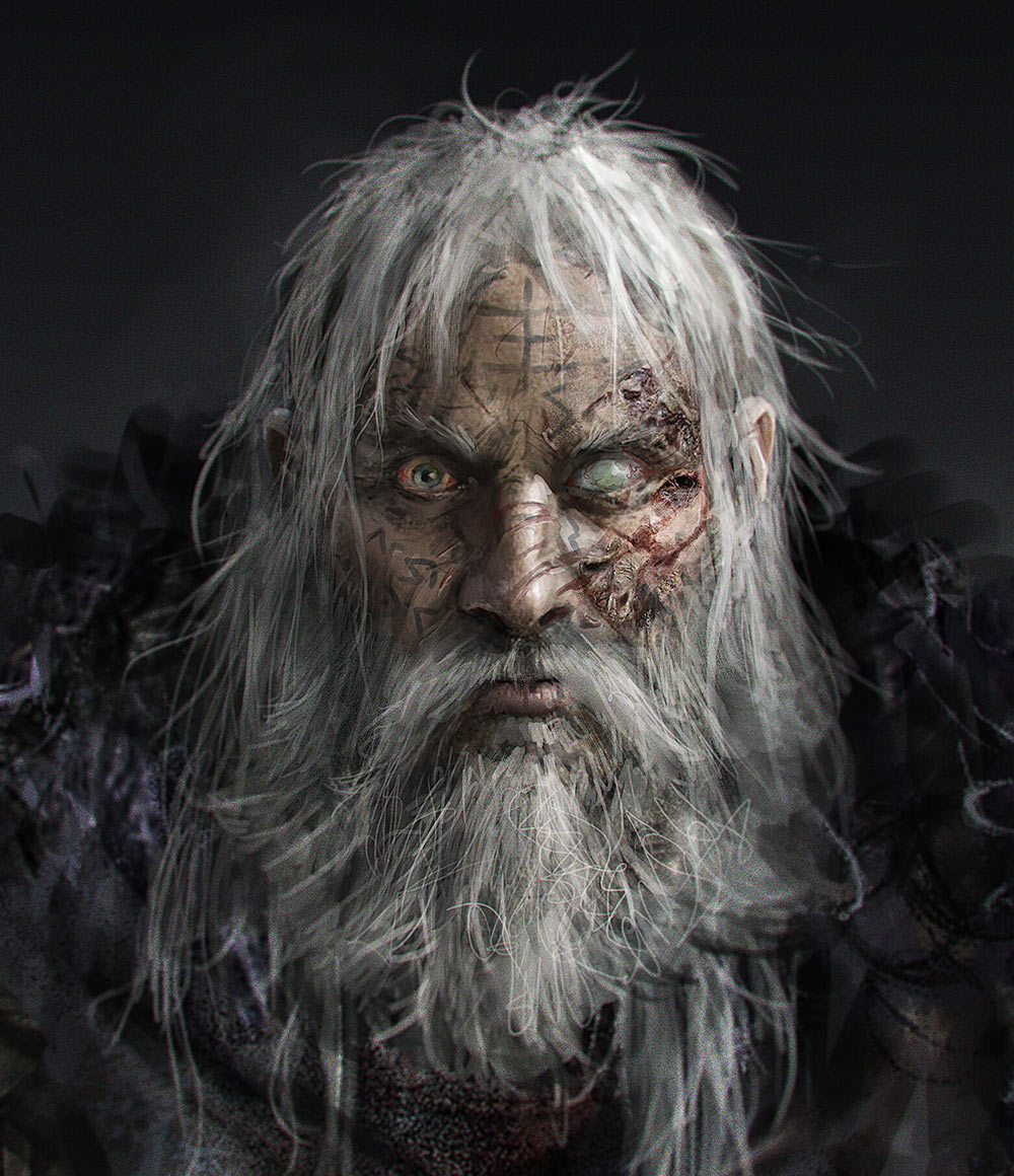 Harkyn Face Art from Lords of the Fallen