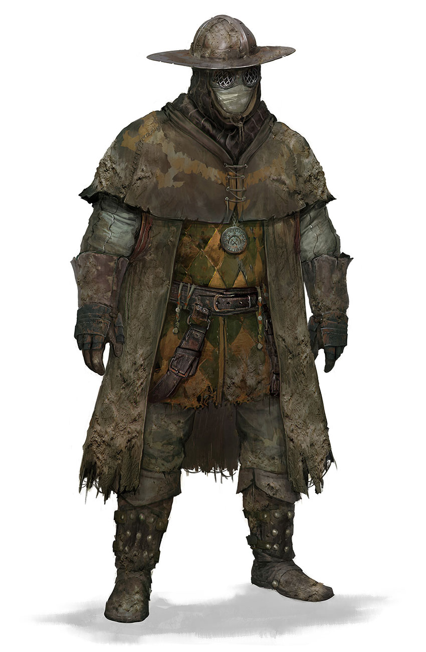 Overseer Armor Set Art from Lords of the Fallen