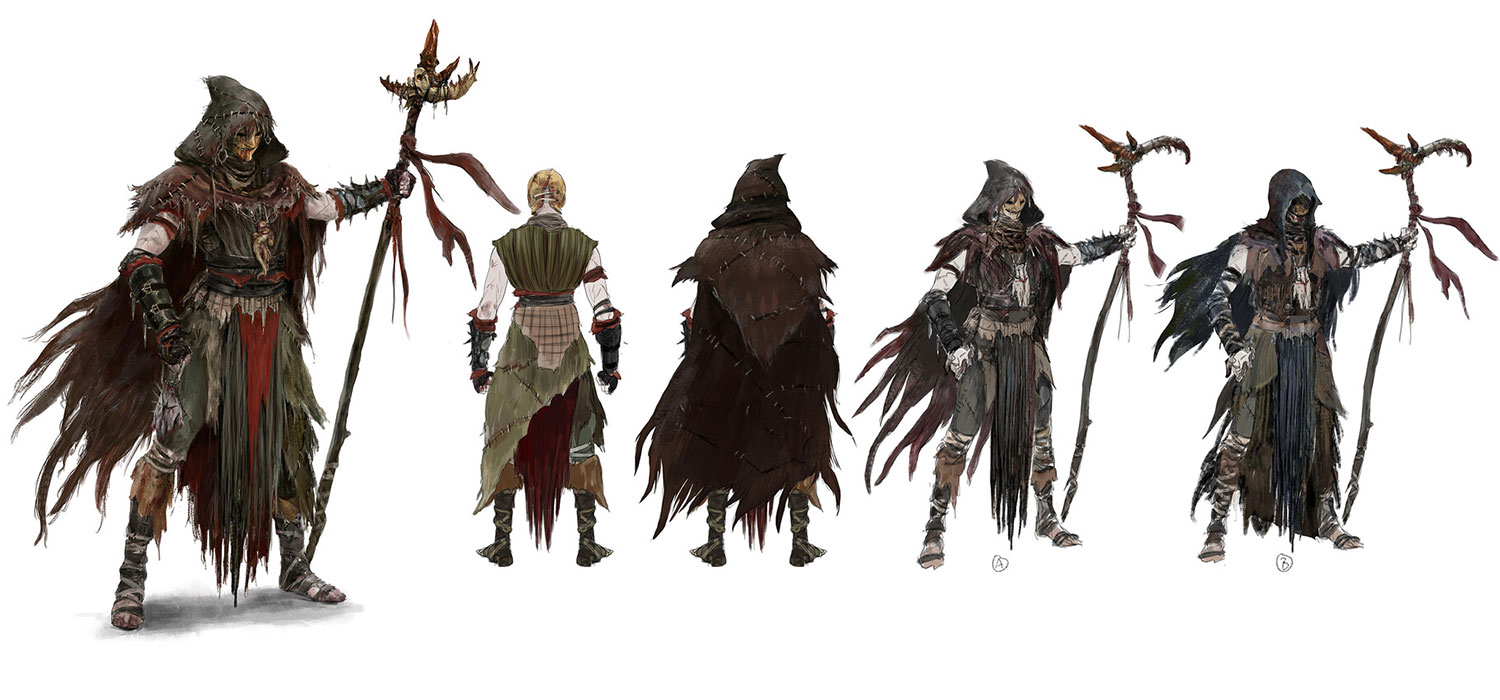 Pyric Cultist Class Art from Lords of the Fallen