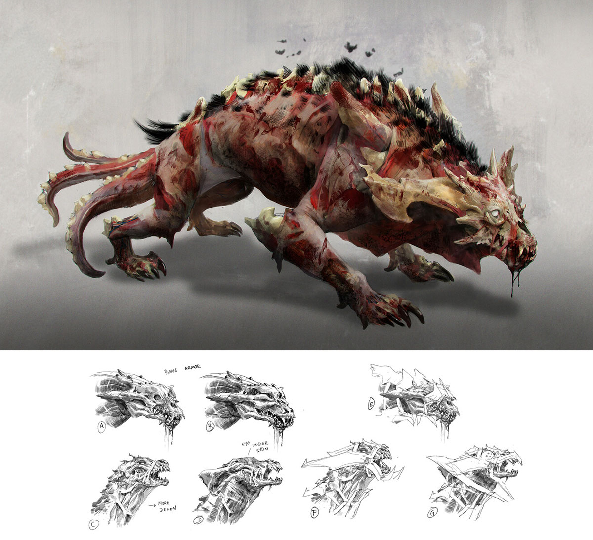 Rhogar Hound Art from Lords of the Fallen