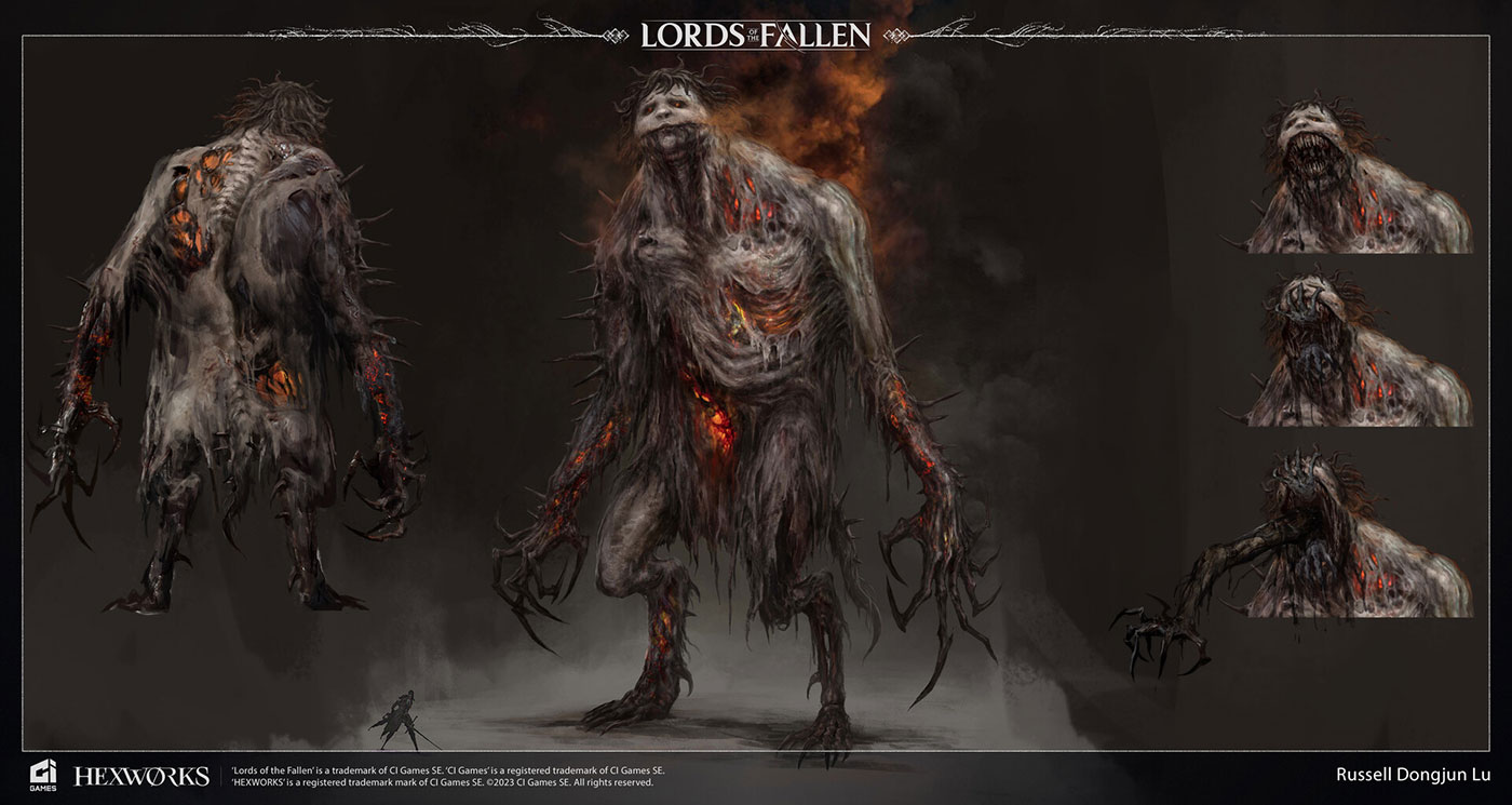 Spurned Progeny Art from Lords of the Fallen