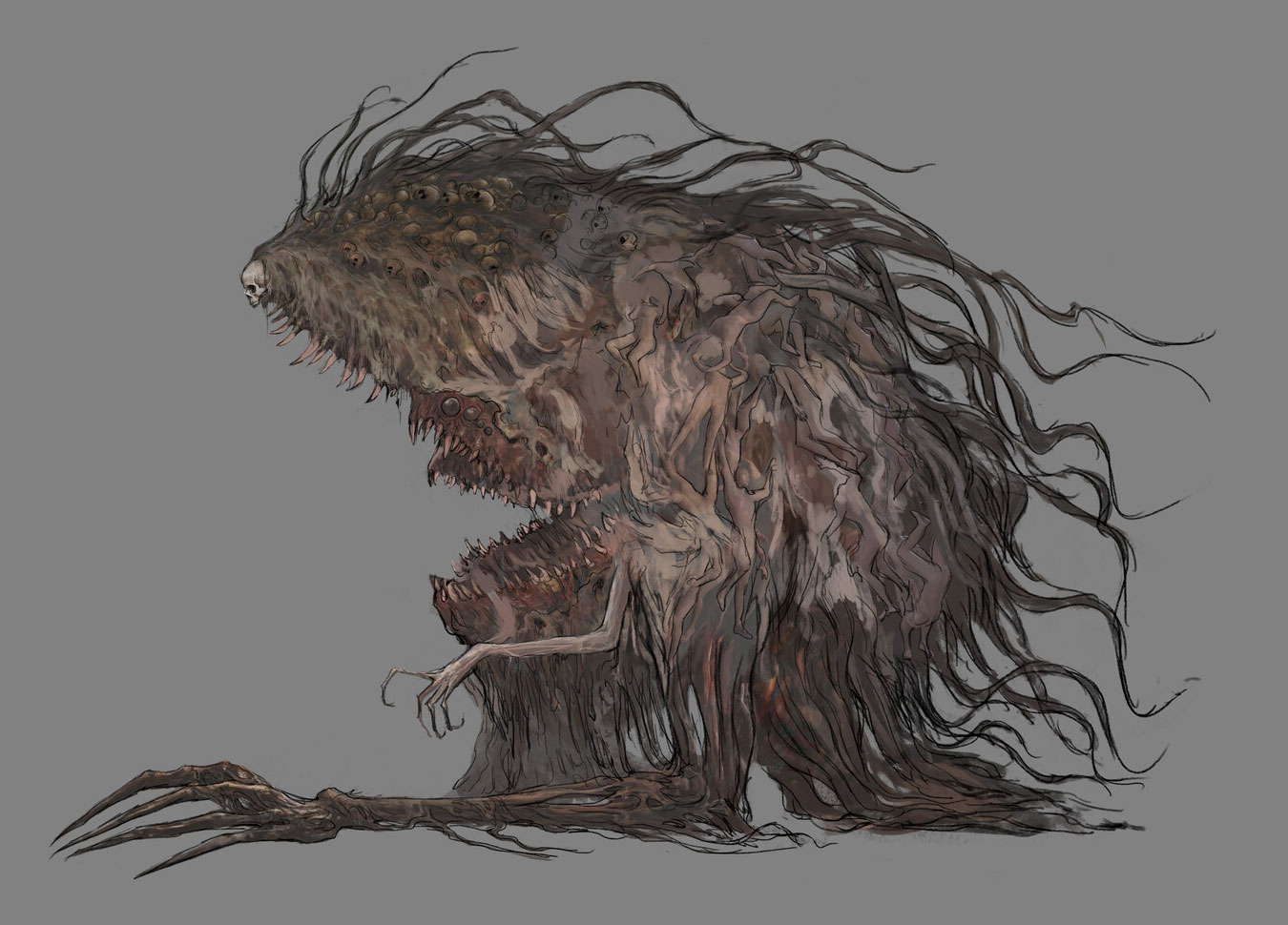 The Congregator of Flesh Concept Art from Lords of the Fallen