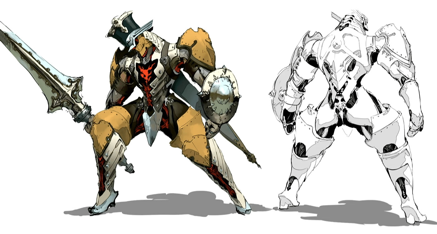 Archetype: Warrior Concept Art from Metaphor: ReFantazio