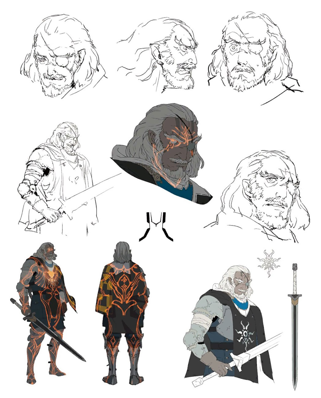 Grius Concept Artwork from Metaphor: ReFantazio