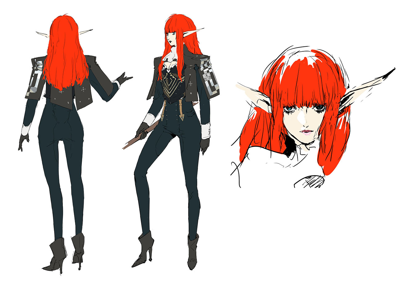 Hulkenberg Concept Art from Metaphor: ReFantazio