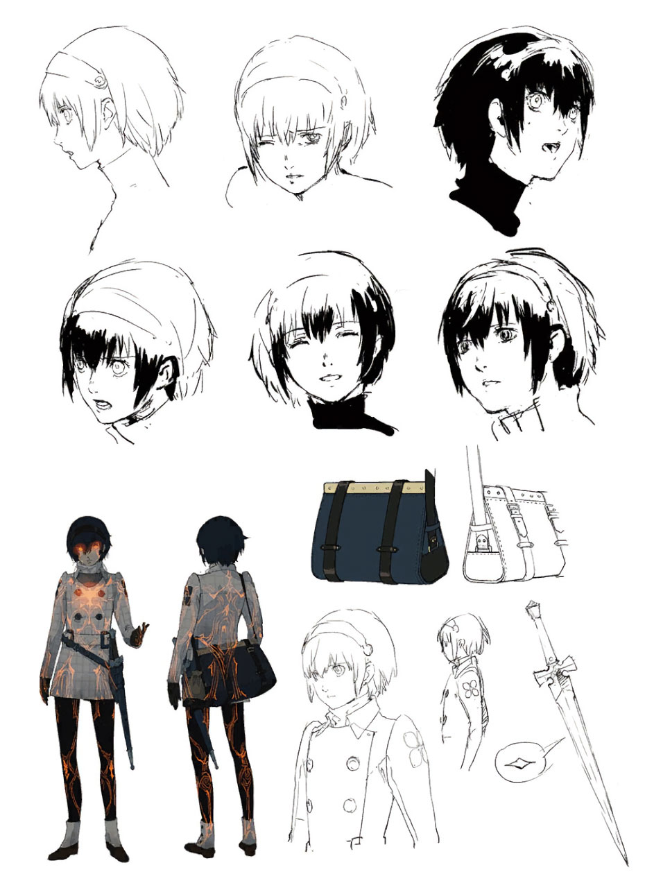 Protagonist Concept Artwork from Metaphor: ReFantazio