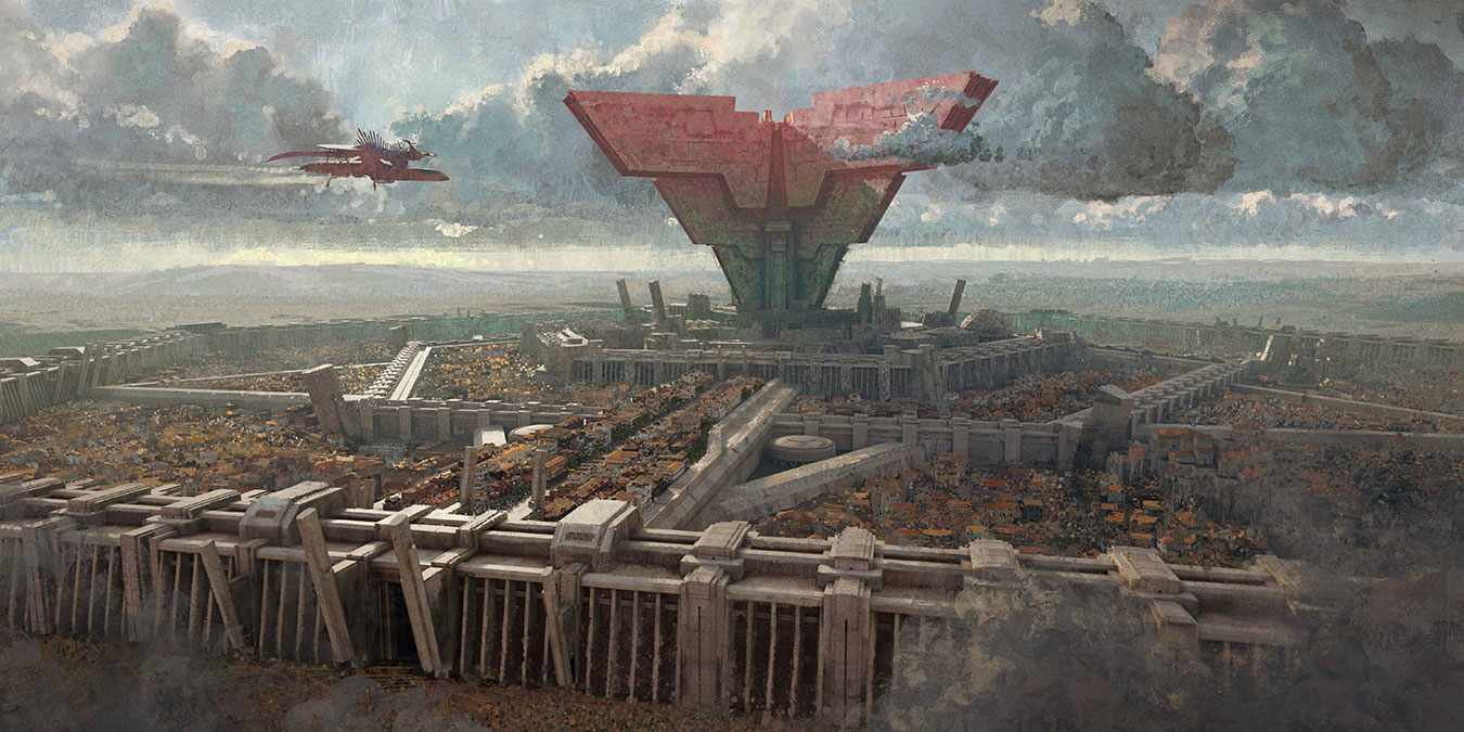 The Capital Concept Art from Metaphor: ReFantazio