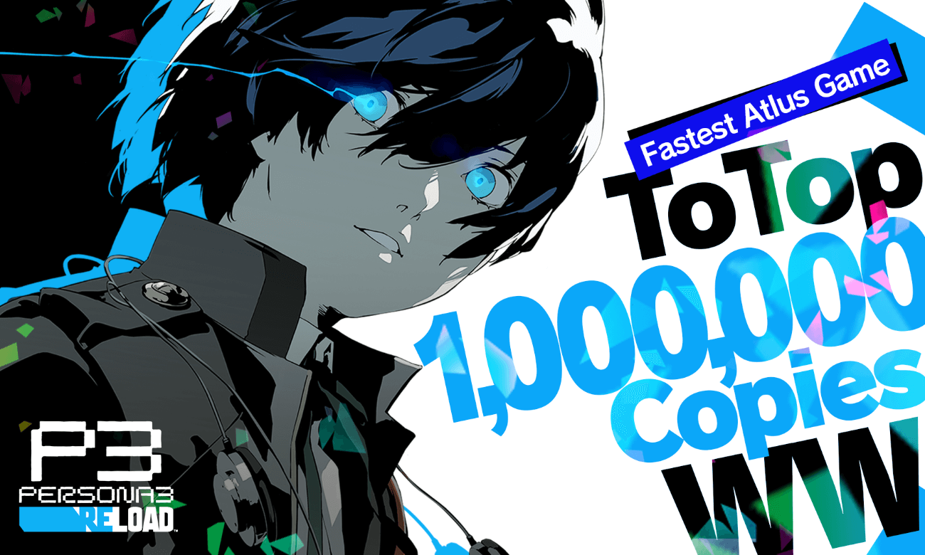 1 Million Copies Sold Art from Persona 3 Reload