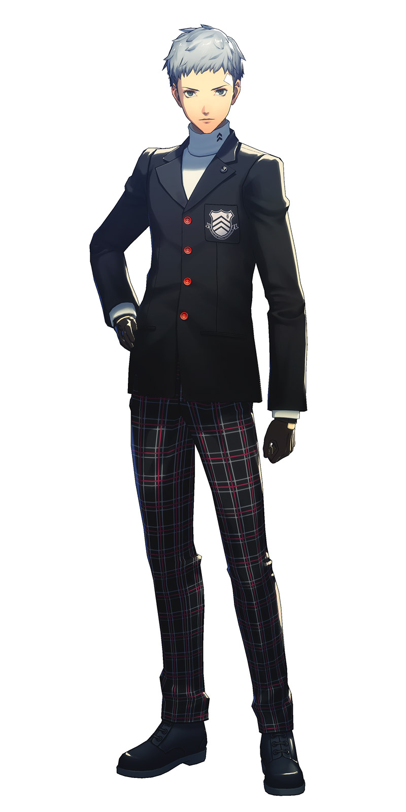 Akihiko Shujin Academy Costume Art from Persona 3 Reload