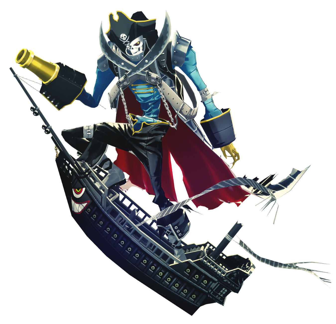 Captain Kidd Persona Art from Persona 3 Reload