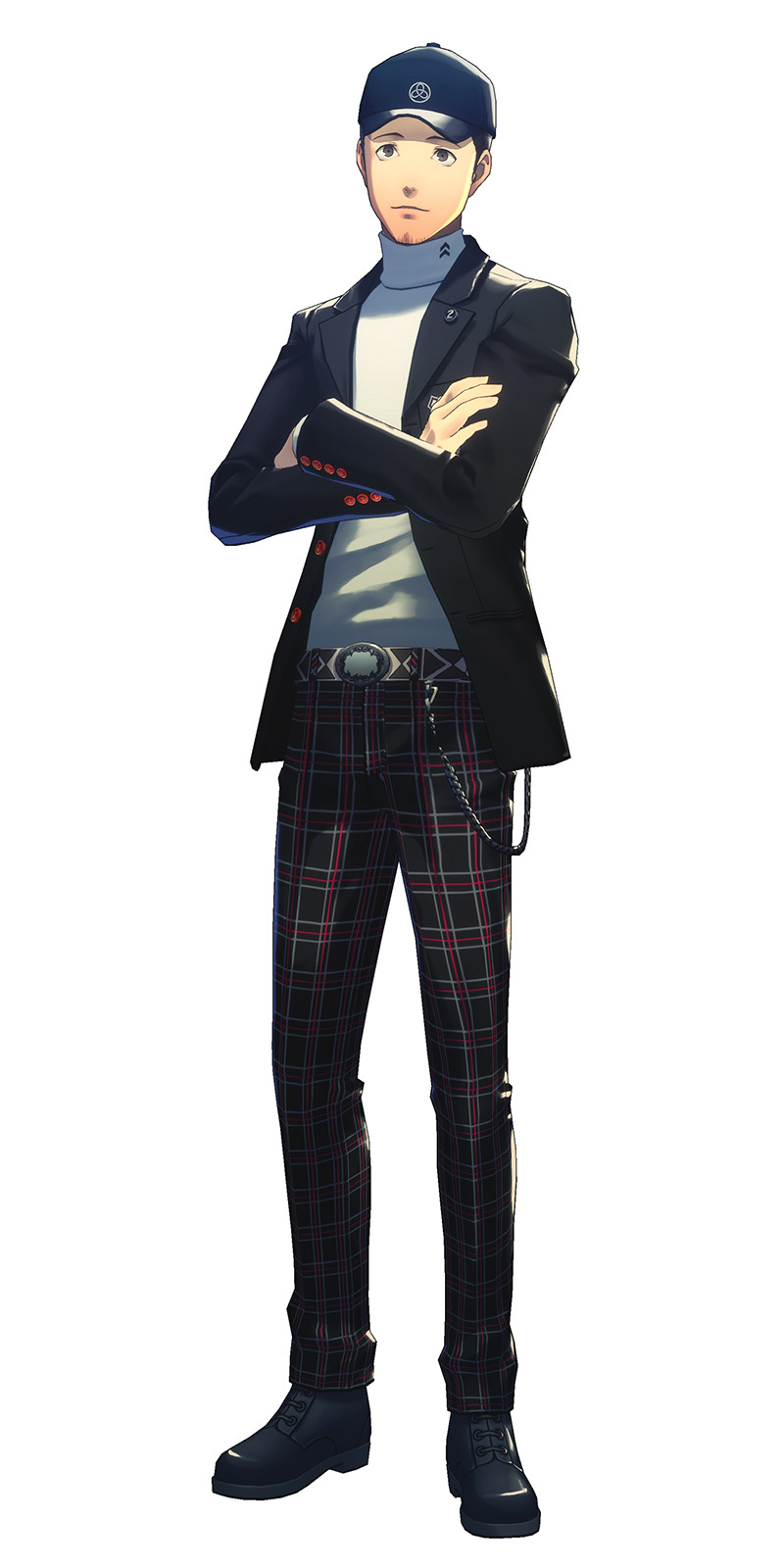 Junpei Shujin Academy Costume Art from Persona 3 Reload