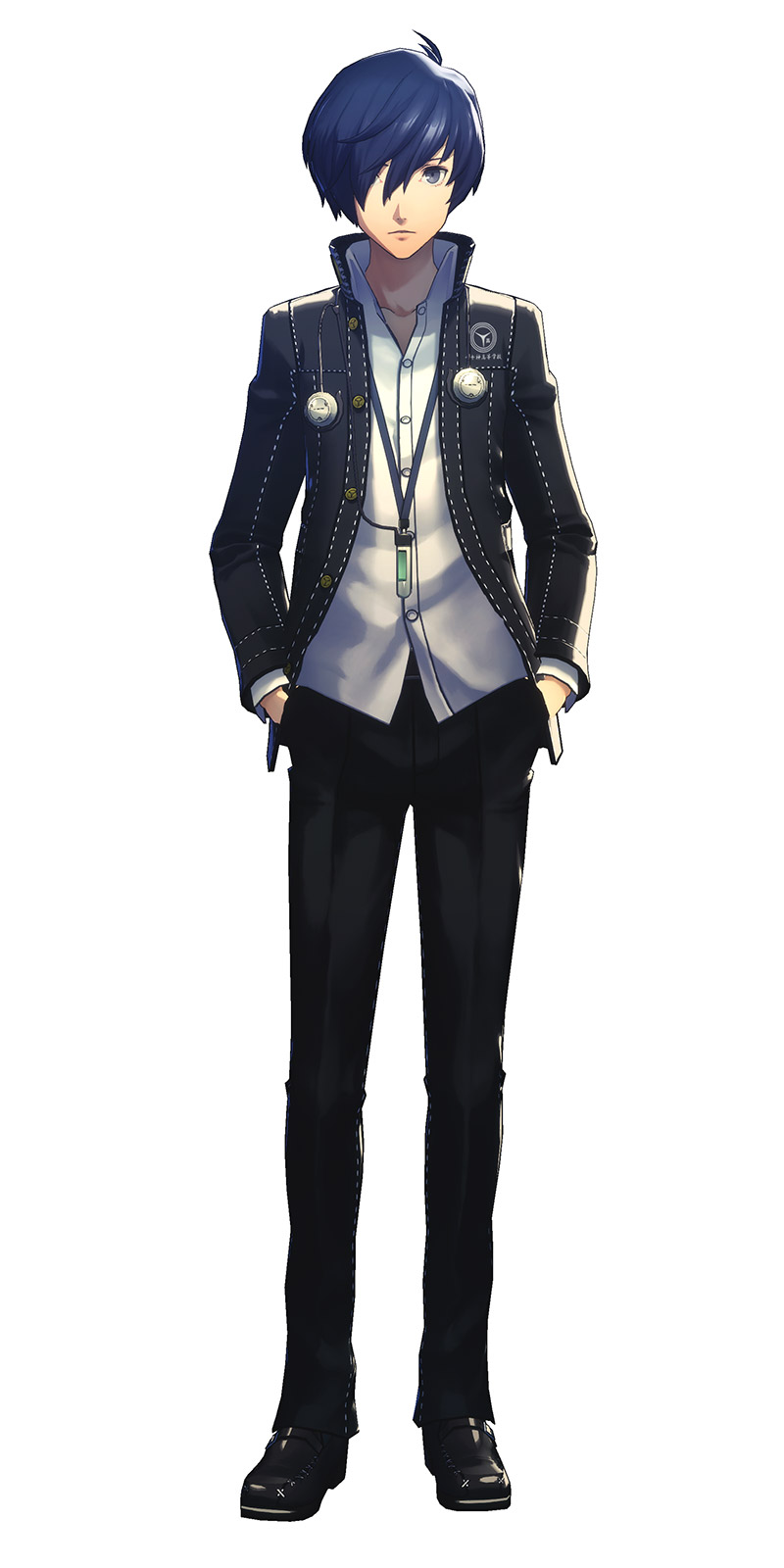 Protagonist Yasogami High Costume Art from Persona 3 Reload