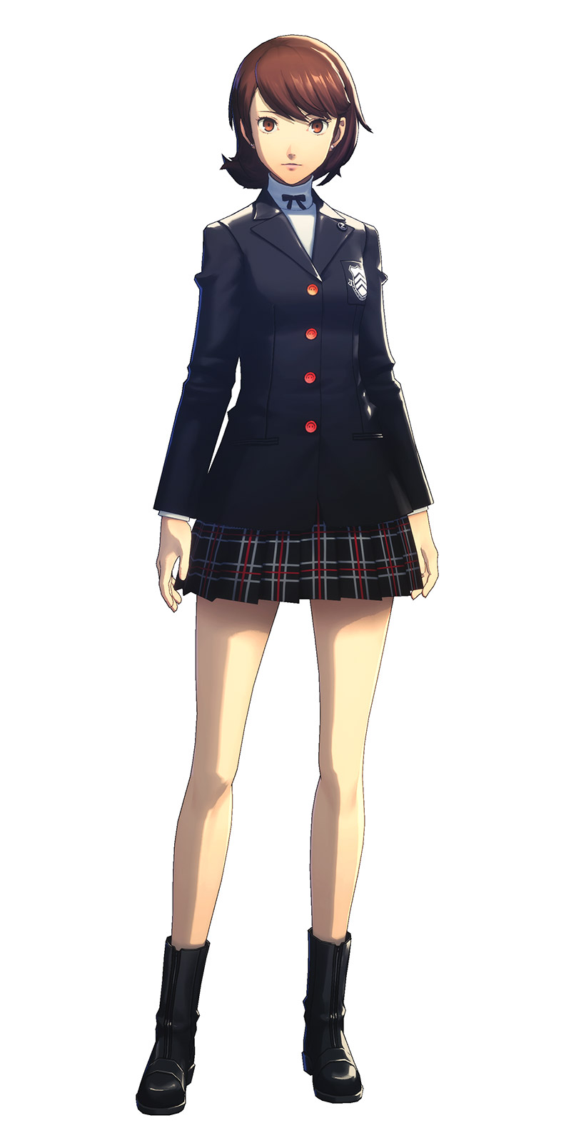 Yukari Shujin Academy Costume Art from Persona 3 Reload