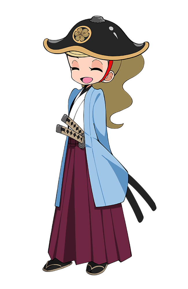 Ann Takamaki Samurai Outfit Art from Persona 5 Tactica