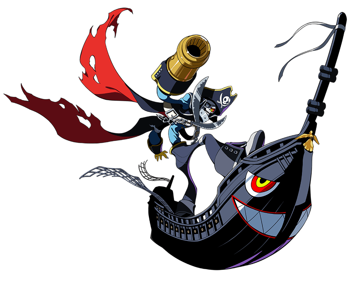 Captain Kidd Persona Art from Persona 5 Tactica