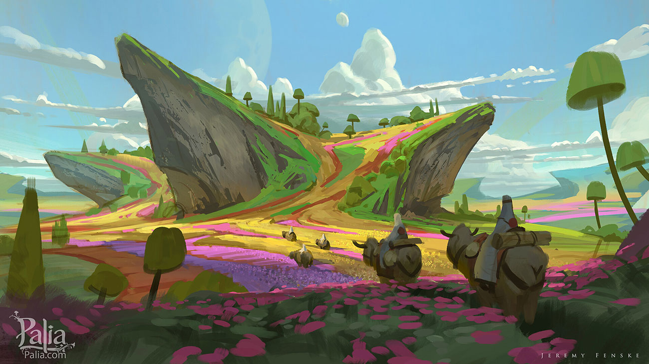Floral Landscape Art from Palia
