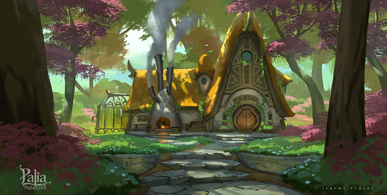 Forest House Art from Palia