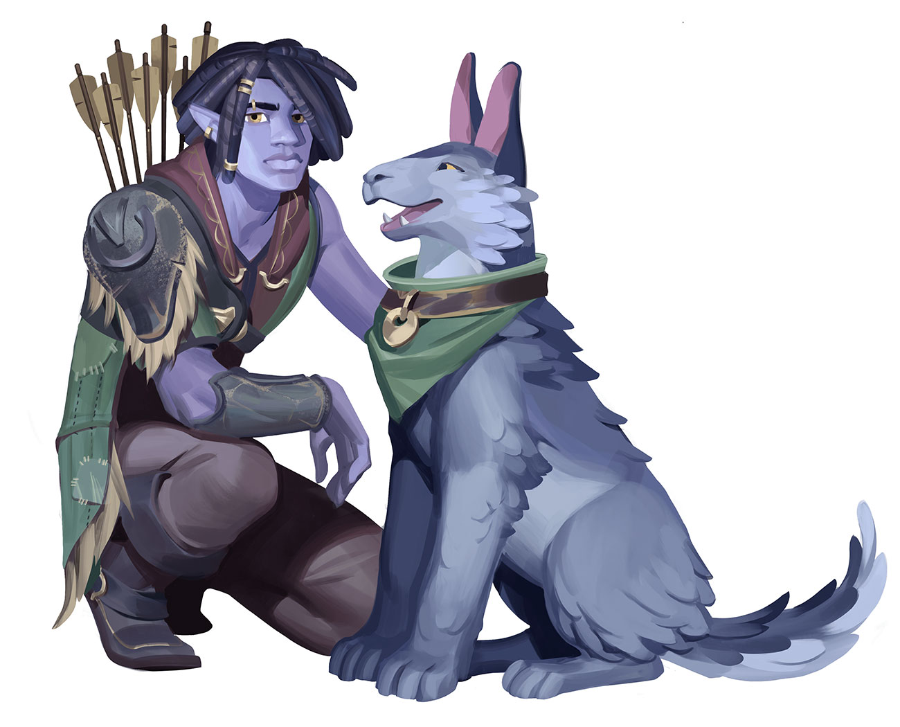 Hassian and Tau Art from Palia