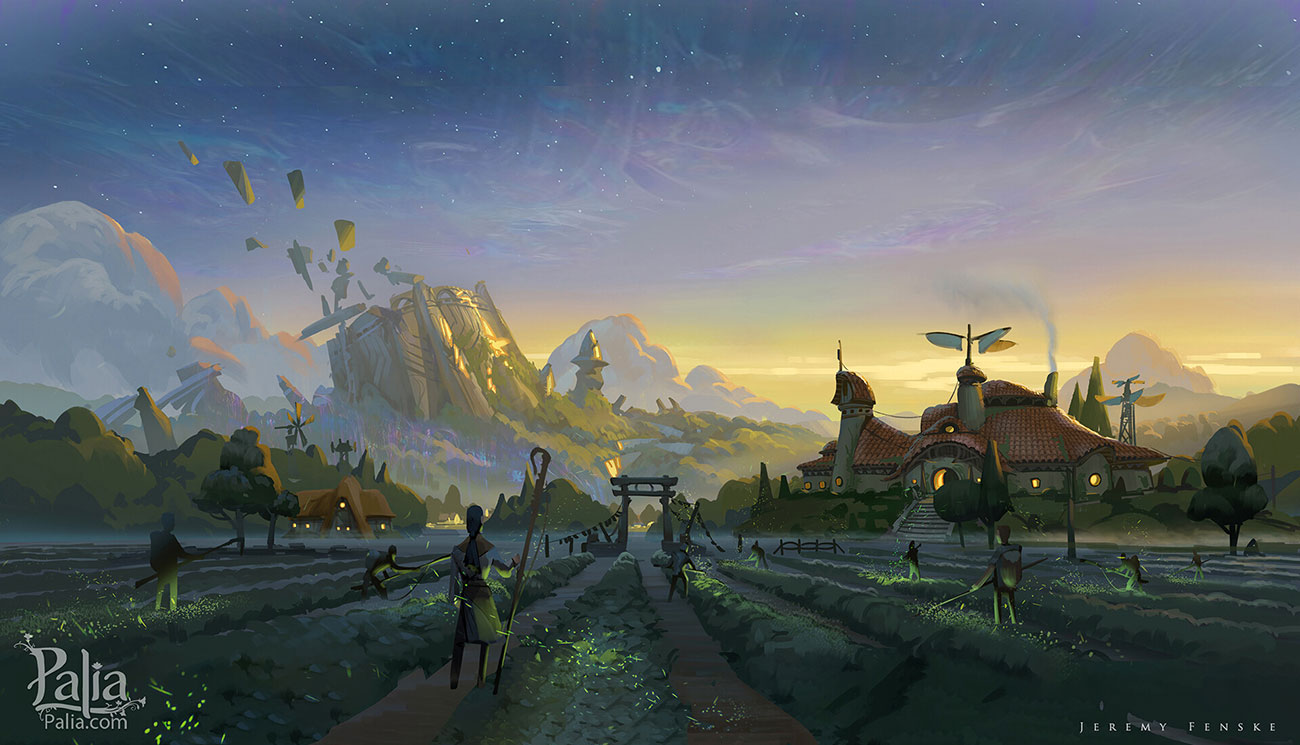 Village Farmland Art from Palia