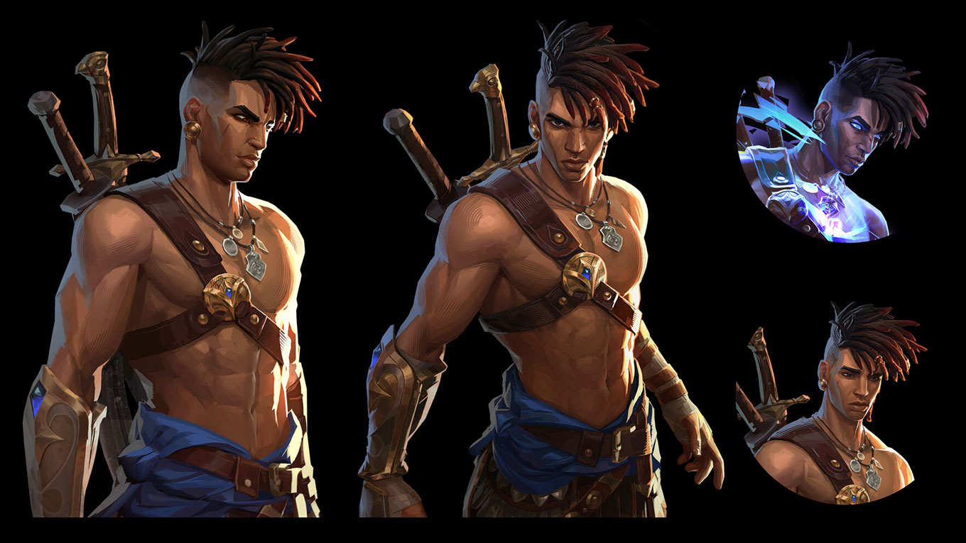 Sargon Concept Art from Prince of Persia: The Lost Crown