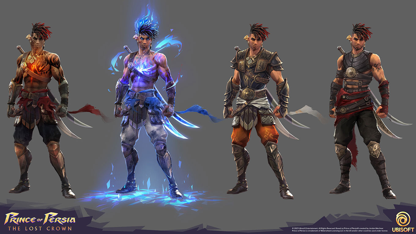 Sargon Variations Concept Art from Prince of Persia: The Lost Crown