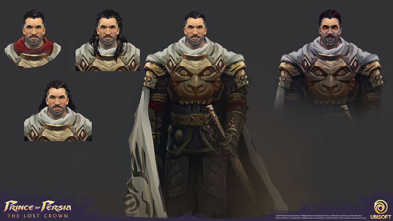 Vahram Early Concept Art from Prince of Persia: The Lost Crown