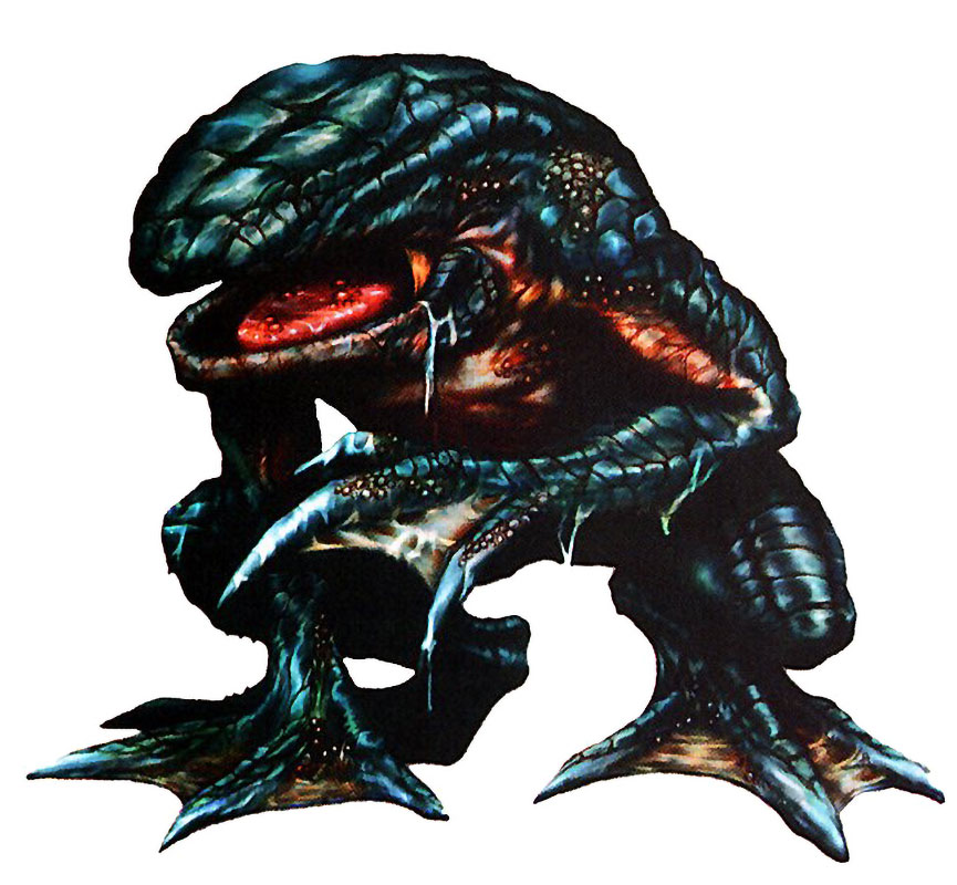 Hunter &gamma; Concept Art from Resident Evil 3: Nemesis