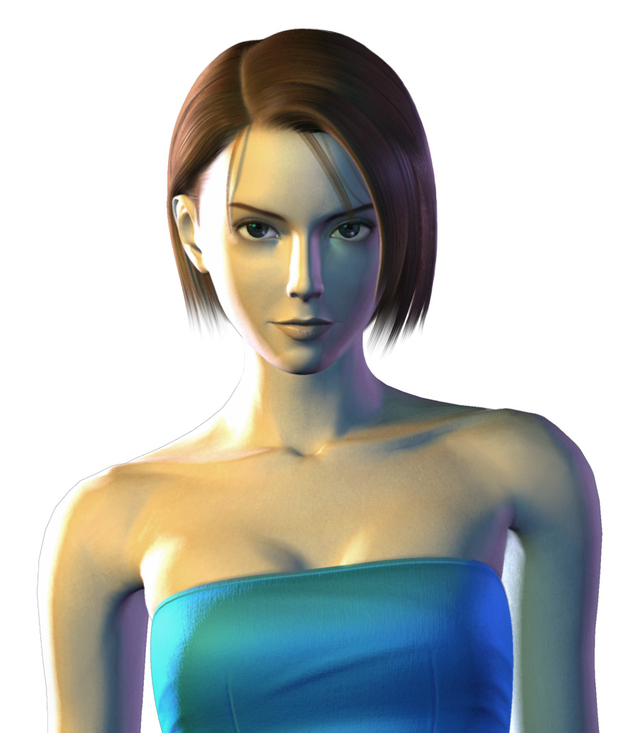 Jill Valentine Portrait Art from Resident Evil 3: Nemesis