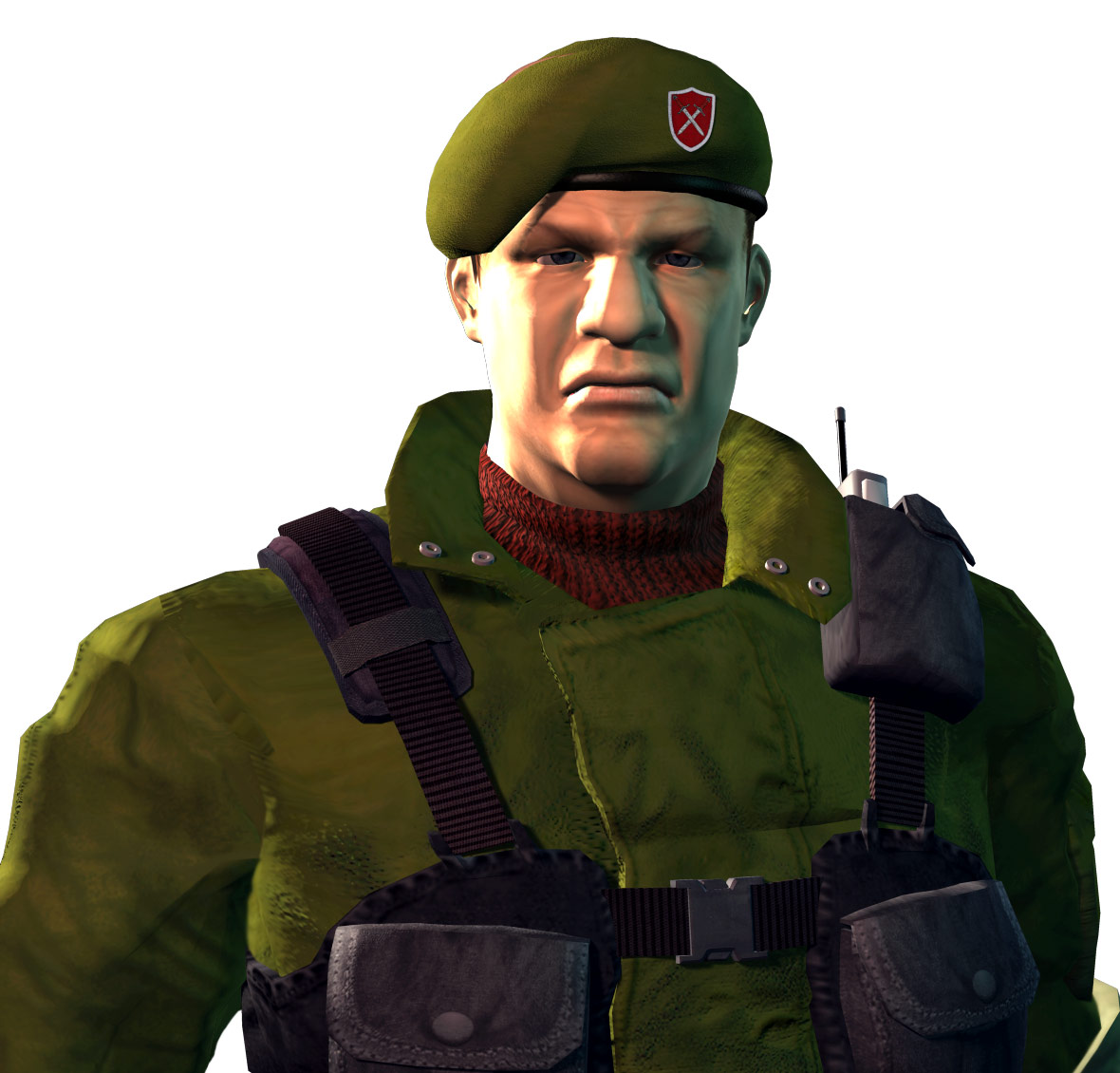 Mikhail Victor Portrait Art from Resident Evil 3: Nemesis