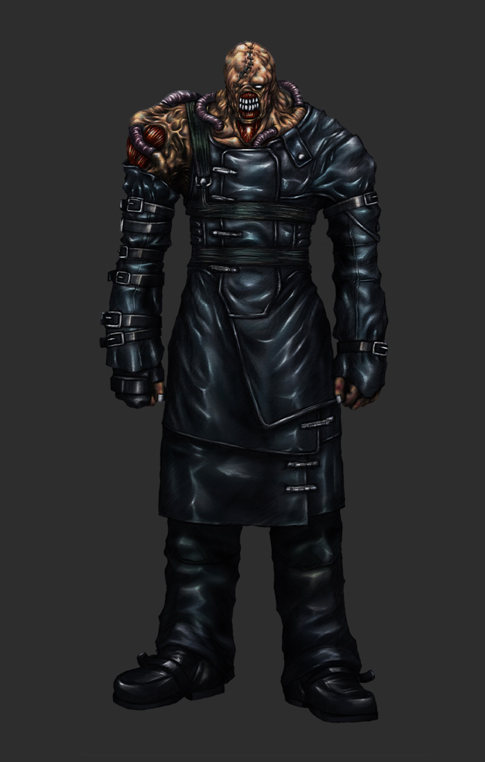 Nemesis Type-1 Concept Art from Resident Evil 3: Nemesis