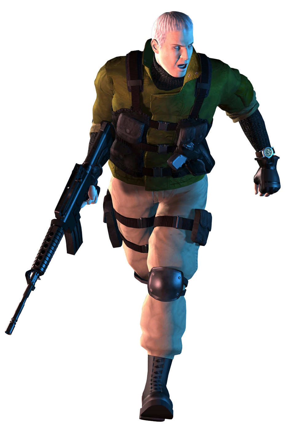 Nikolai Zinoviev Artwork from Resident Evil 3: Nemesis