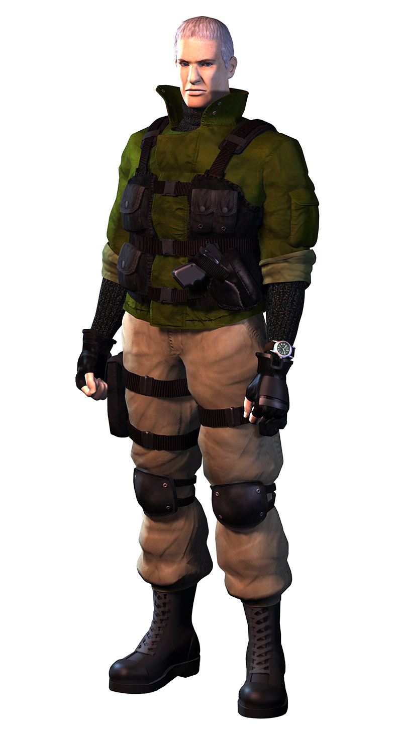 Nikolai Zinoviev Art from Resident Evil 3: Nemesis
