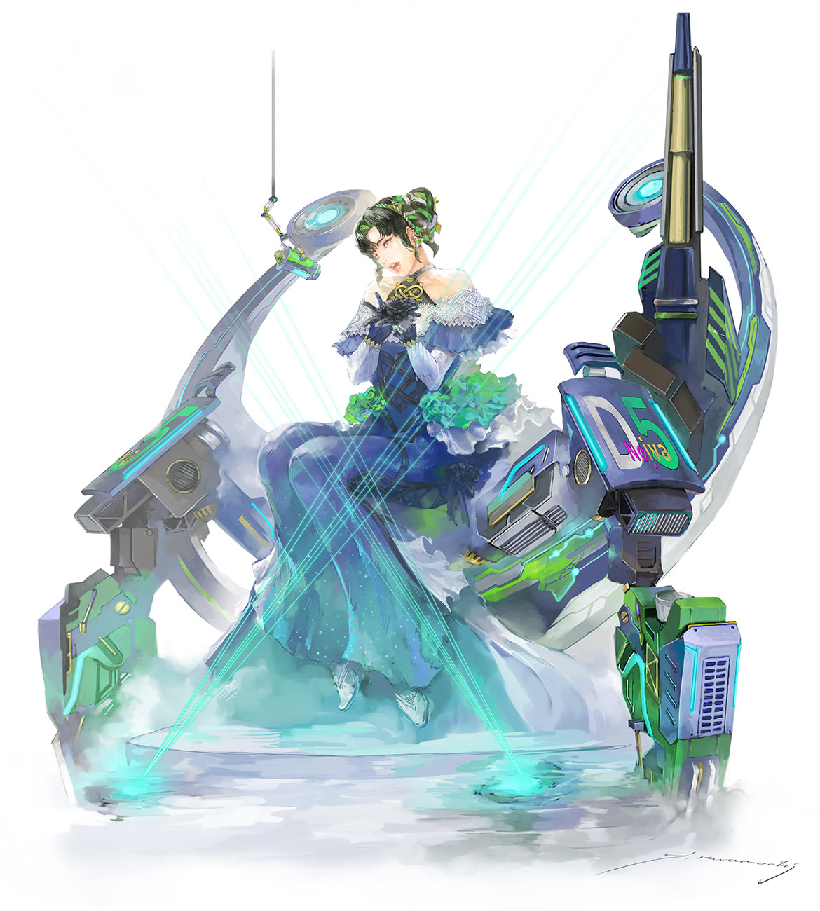 Diva No. 5 Art from SaGa: Emerald Beyond